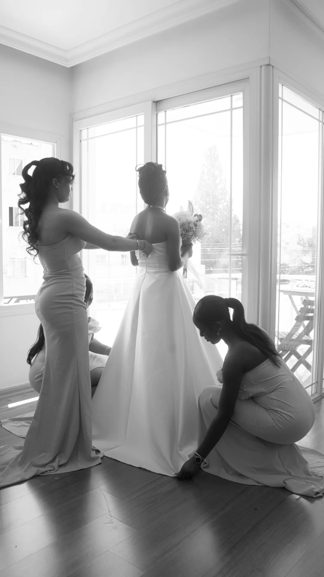 Wedding architecture and atmosphere captured in soft light.